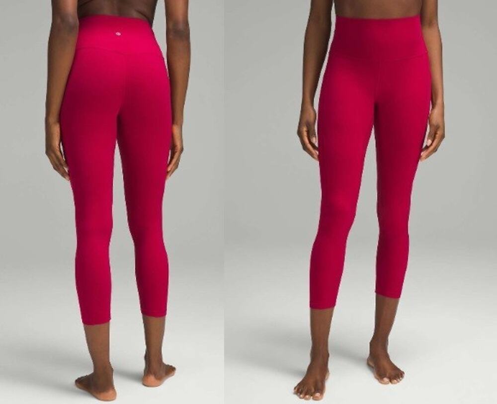 Lululemon Sz 10 Women's Align High Rise Pant with Pockets 25" Inseam Ruby Rd